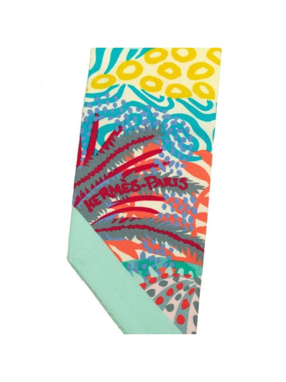 Hermes Twilly Under the Waves Scarf Multicolor Silk - Picture 2 of 5
